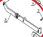 Рычаг взвода в сборе на пневматику Crosman (Model C5M77/CS1K77/RW1K77X/CST8M22XKT/BT9M22/BT1K77)