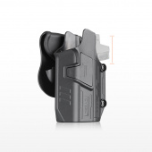 Кобура поясная Cytac Mega-fit для пистолета с фонарём TLR-1 (SP-01, Shadow 2, P-10, Glock 17,19)