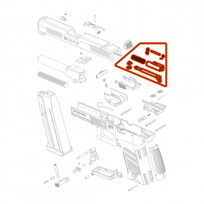 Боёк в сборе на CZ P-10 (F, C)