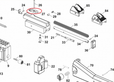Экстрактор на CZ Scorpion Evo3 (10 шт)