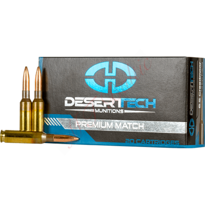 Патрон Desert Tech 6.5 CM 140GR PTS Match