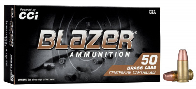 Патрон BLAZER  калибр 9*19 Luger FMJ, 147 grs, 9,53 г.