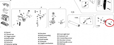 Отражатель для CZ 600 (.308, .300WM)