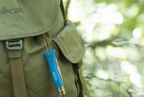 Нож складной Opinel №7 BUSHWHACKER CYAN, 8см