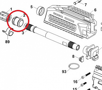 Фиксирующая гайка ствола на CZ Scorpion Evo3 