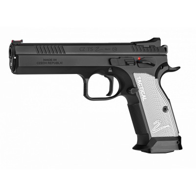 Спортивный пистолет CZ TS2  (0474-0711-SJFNABX, K222735, 9 х19,SILVER , 20-зарядный)