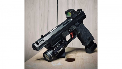 Компенсатор для CZ P-10 9мм, однокамерный