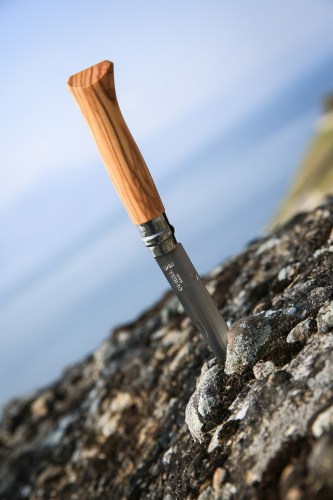 Нож складной Opinel N08 Olive 6см 