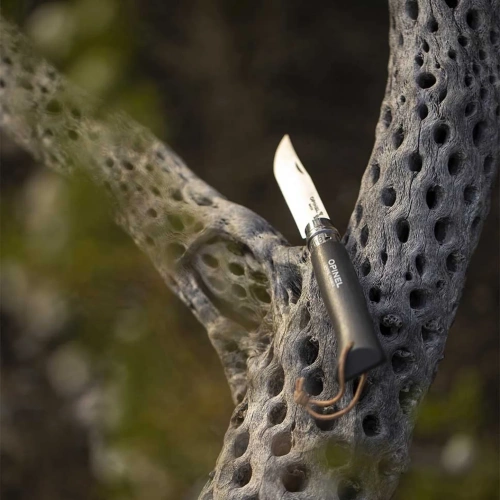 Нож складной Opinel №8 BUSHWHACKER BLK/BR, 8.5см