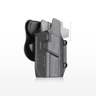 Кобура поясная Cytac Mega-fit для пистолета с фонарём TLR-1 (SP-01, Shadow 2, P-10, Glock 17,19)