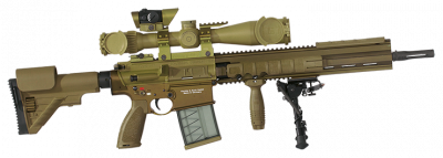 Винтовка H&K G28-Z 421мм кал. .308, с оптическим прицелом, коллиматором и сошками