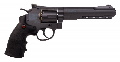 Пневматический револьвер Crosman SR357 черный.