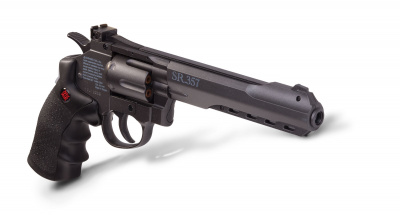 Пневматический револьвер Crosman SR357 черный.