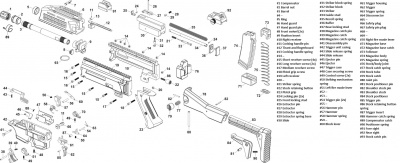 Пружина стопора бойка на CZ Scorpion Evo3 (20шт)