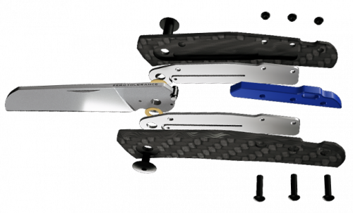 Складной нож ZT ANSO 0230 Carbon