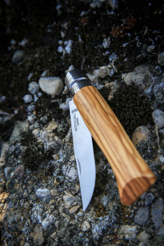 Нож складной Opinel N08 Olive 6см 